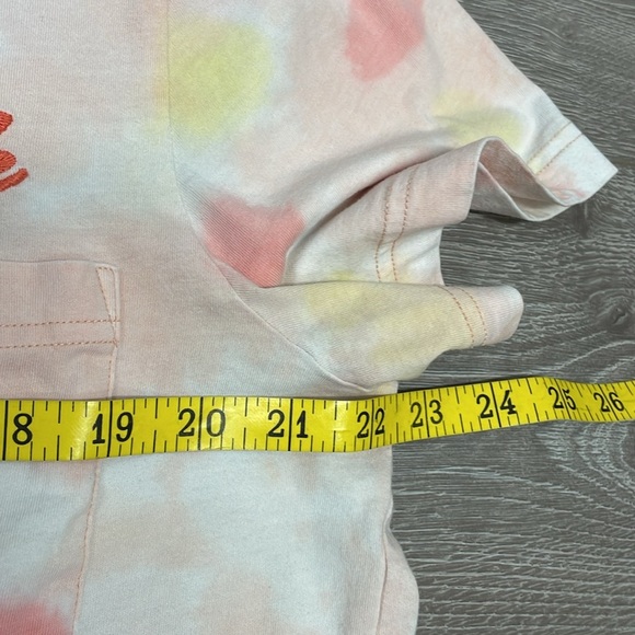 PINK Victoria's Secret Short Sleeve Pocket Campus Tee Tie Dye L - Picture 5 of 12